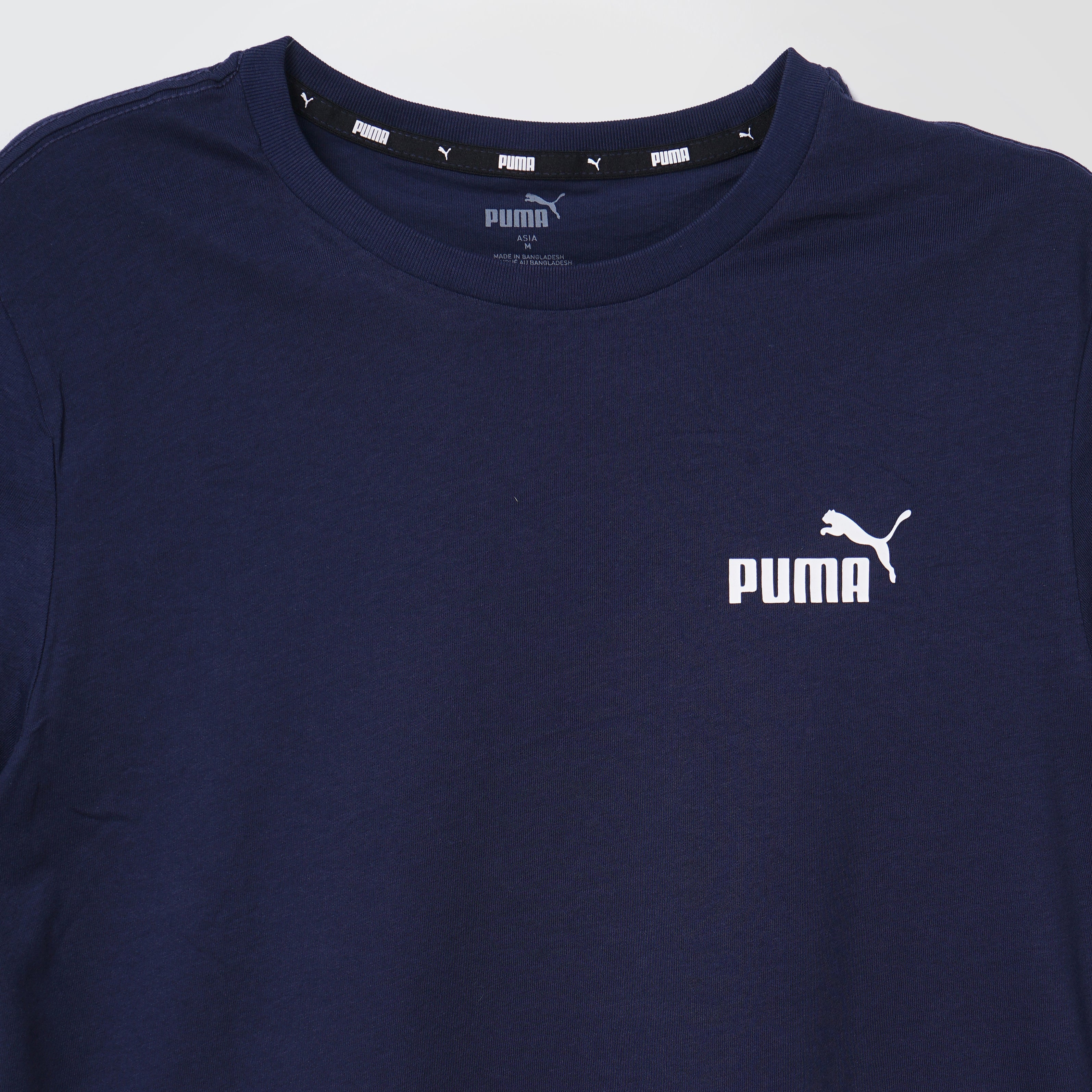 Puma Short Sleeves Printed Navy T-Shirt - Marca Deals - puma