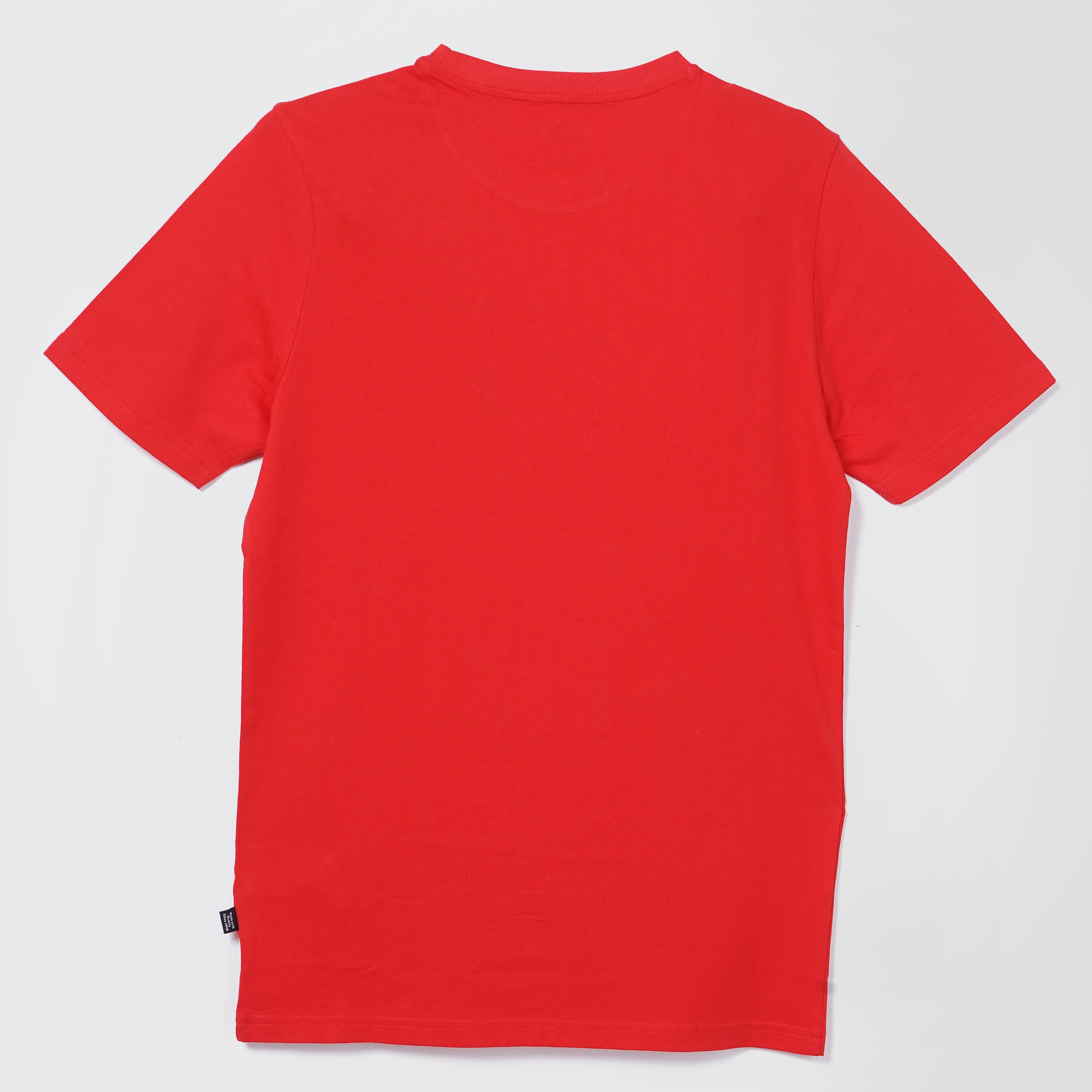 Puma Short Sleeves Printed Red T-Shirt - Marca Deals - puma