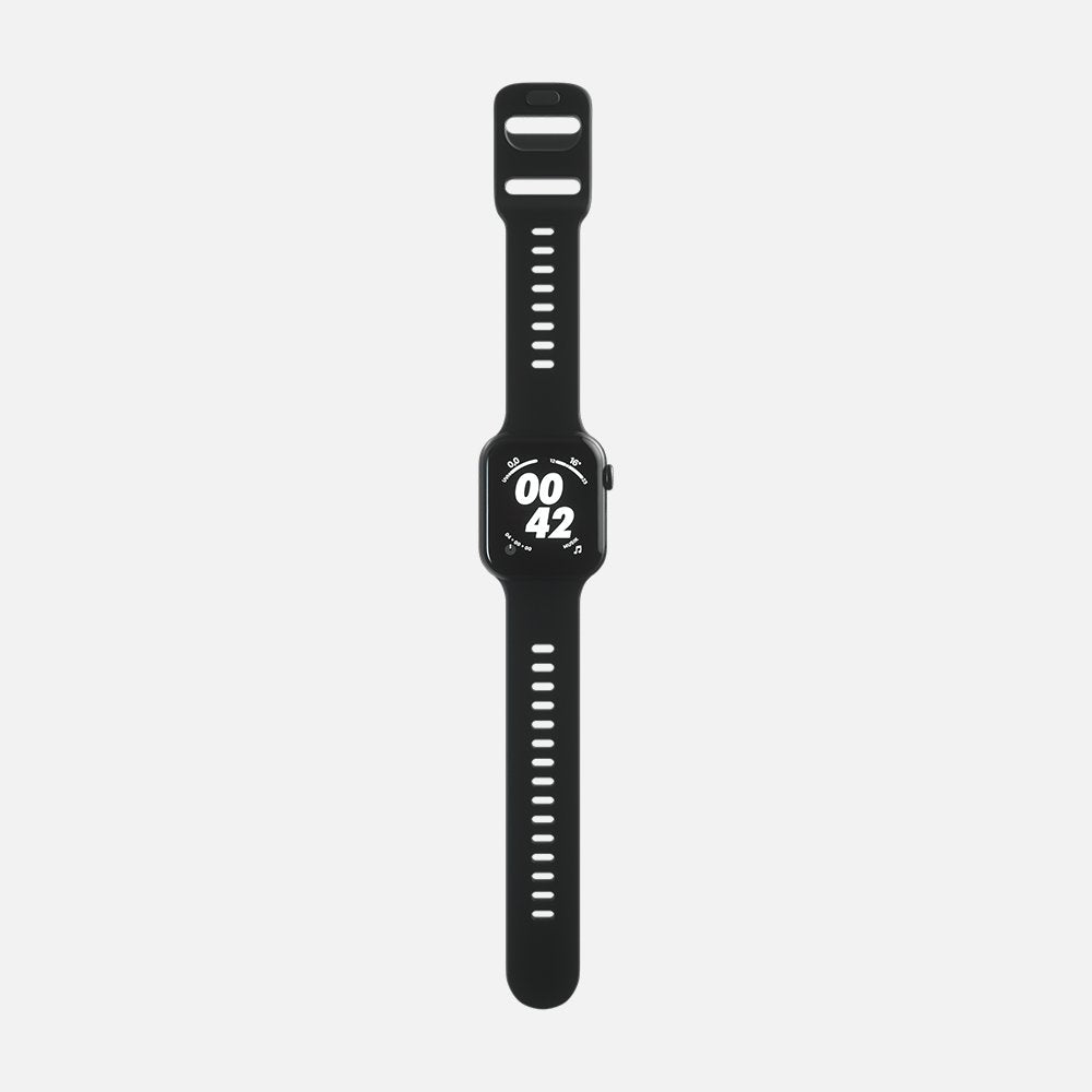 Sport Band For Apple Watch - Black - 42/44/45mm - Marca Deals - Hitch