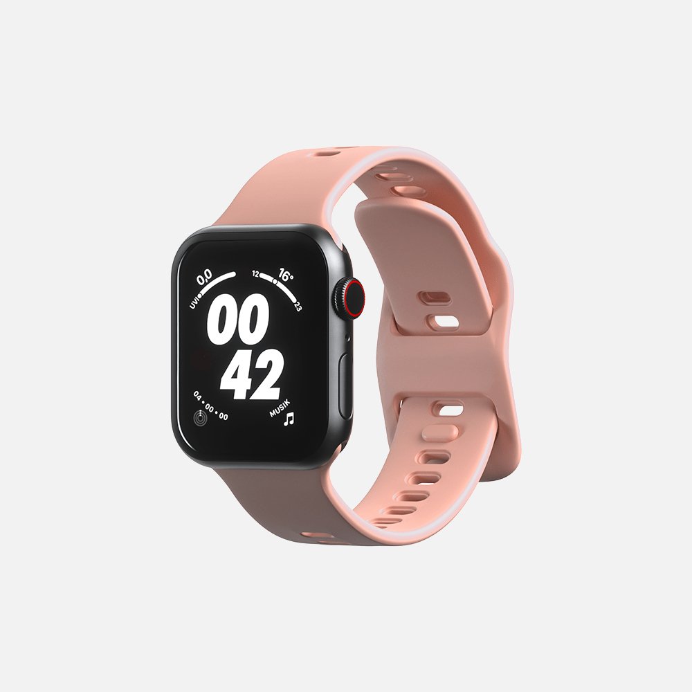 Sport Band For Apple Watch - Dust Rose - 42/44/45mm - Marca Deals - Hitch