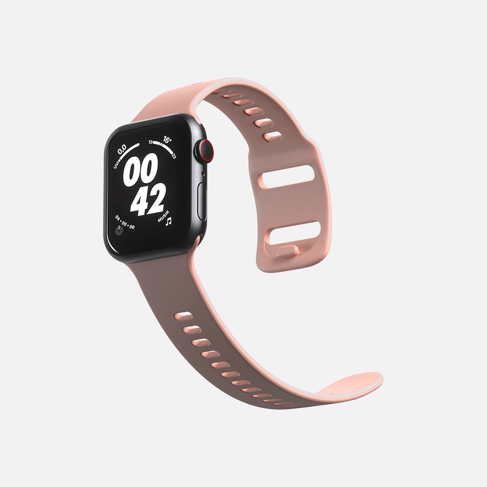 Sport Band For Apple Watch - Dust Rose - 42/44/45mm - Marca Deals - Hitch