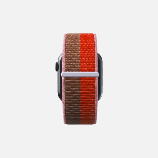 Sport Loop For Apple Watch - Orange/Old Rose- 42/44/45 - Marca Deals - Hitch