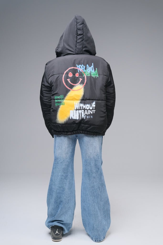 Street Art Waterproof Puffer Jacket (Pre - Orders)(Limited Edition) - Marca Deals - Design Kaf