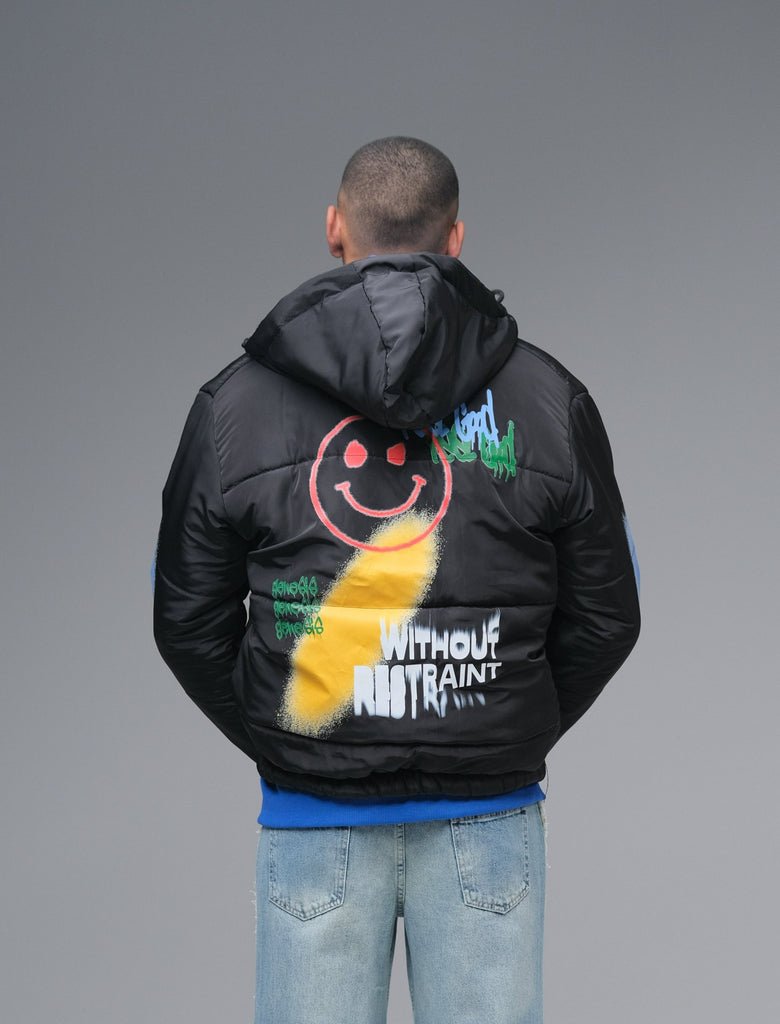 Street Art Waterproof Puffer Jacket (Pre - Orders)(Limited Edition) - Marca Deals - Design Kaf