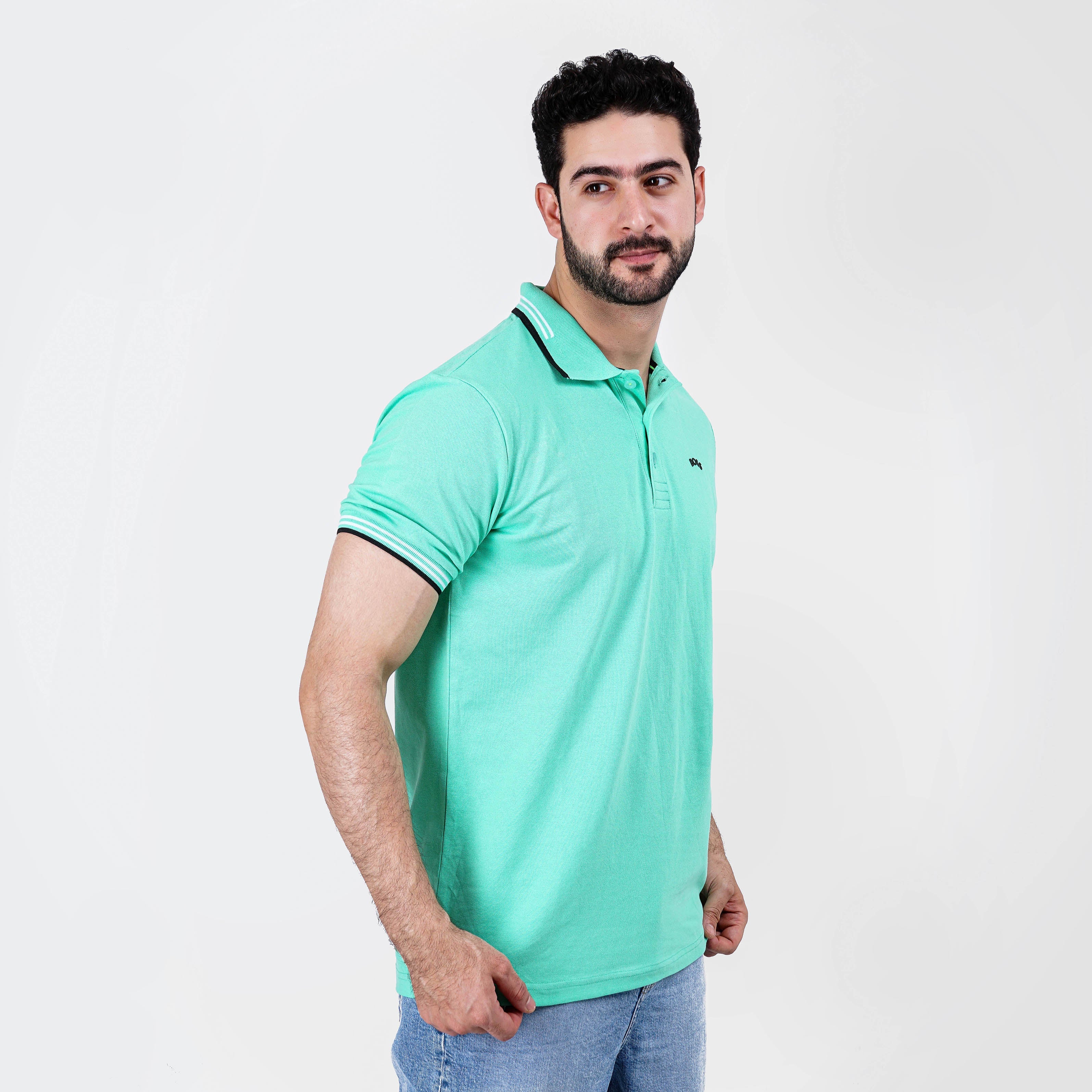 STRETCH-COTTON REGULAR-FIT POLO SHIRT WITH BRANDING - Marca Deals - Boss