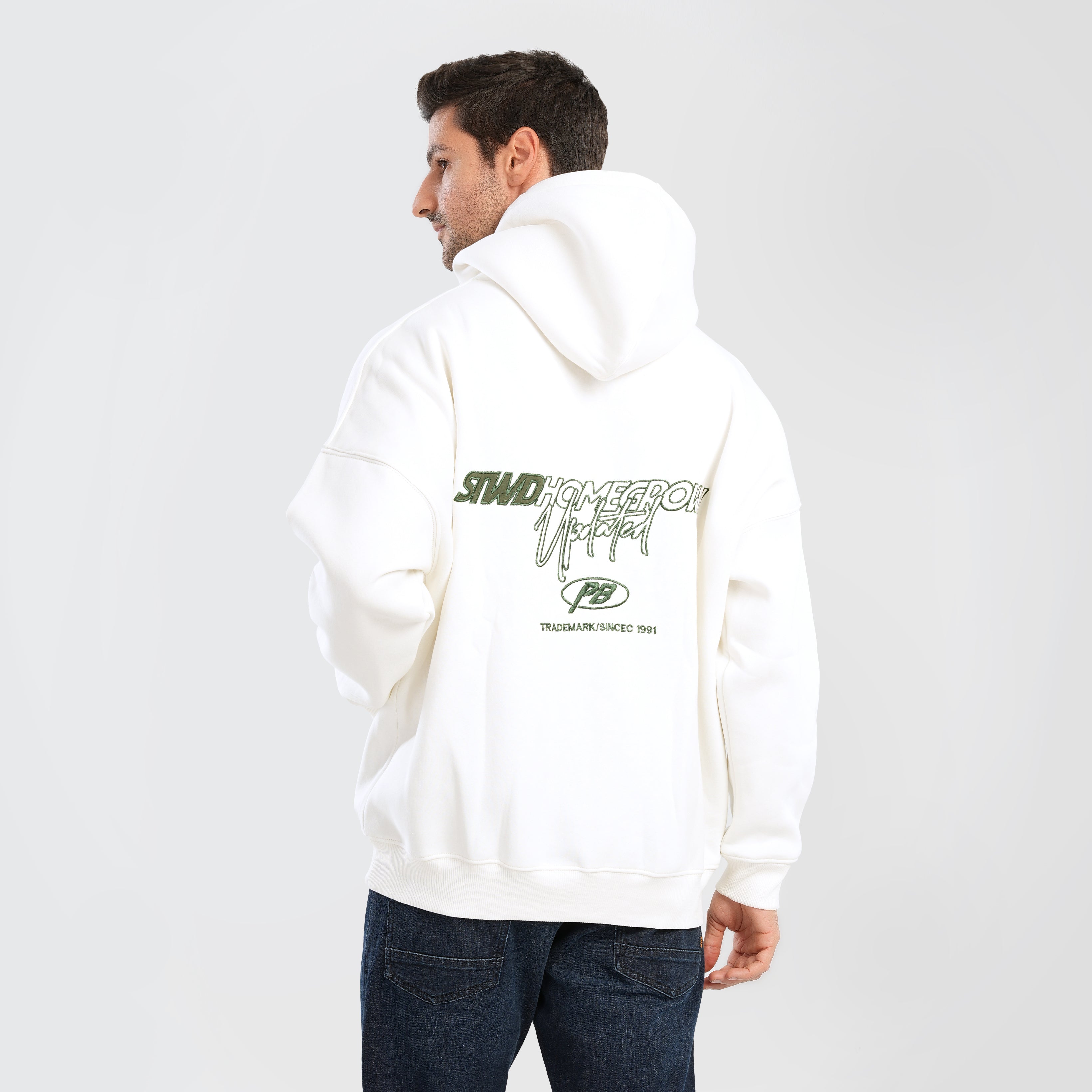 STWD embroidered hoodie - Marca Deals - Pull and Bear