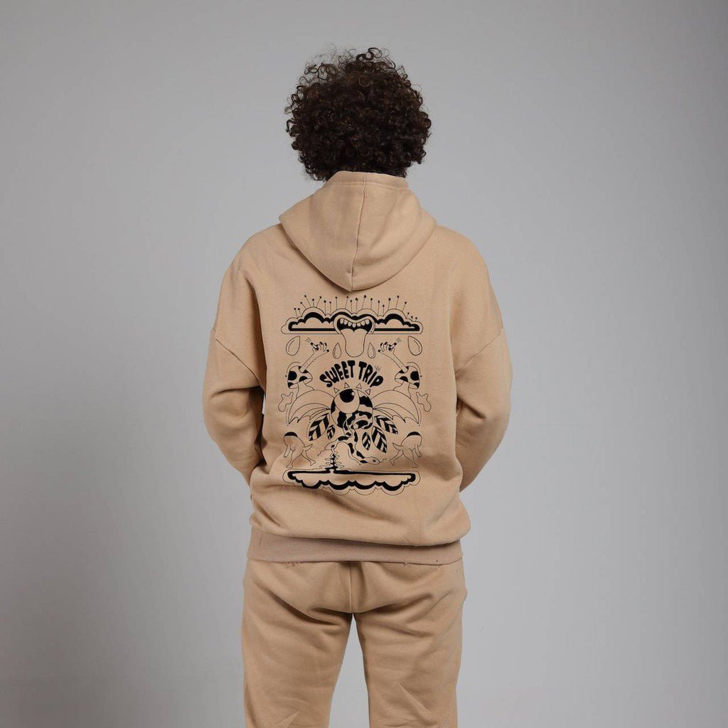 Sweet Trip Reflective Oversized Hoodie - Marca Deals - Design Kaf