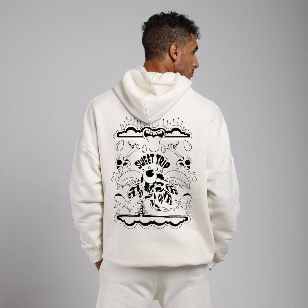 Sweet Trip Reflective Oversized Hoodie - Marca Deals - Design Kaf