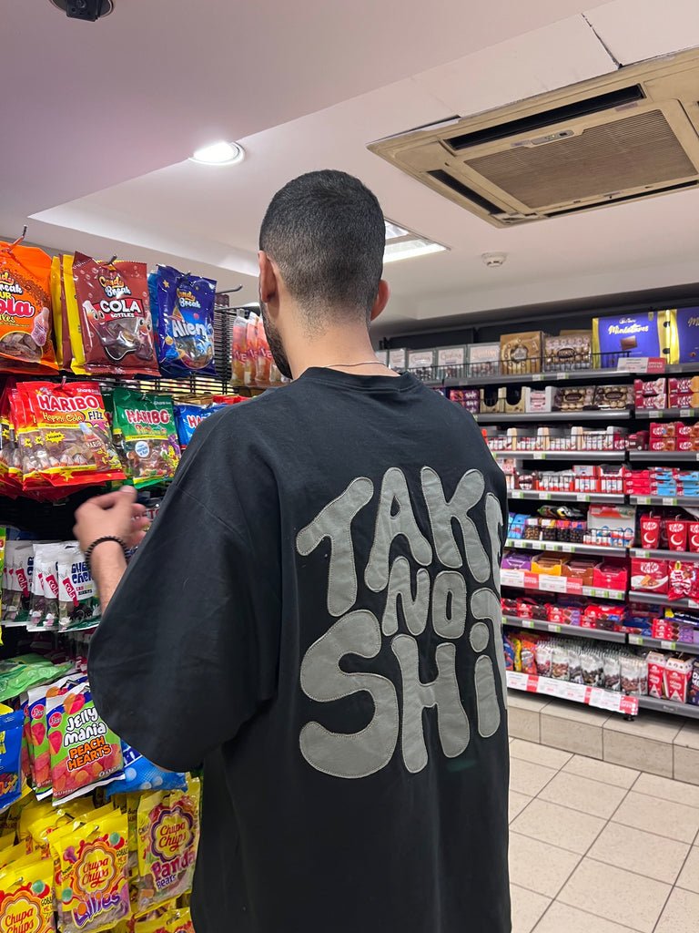 Take No Shit Oversized T - shirt - Marca Deals - Design Kaf