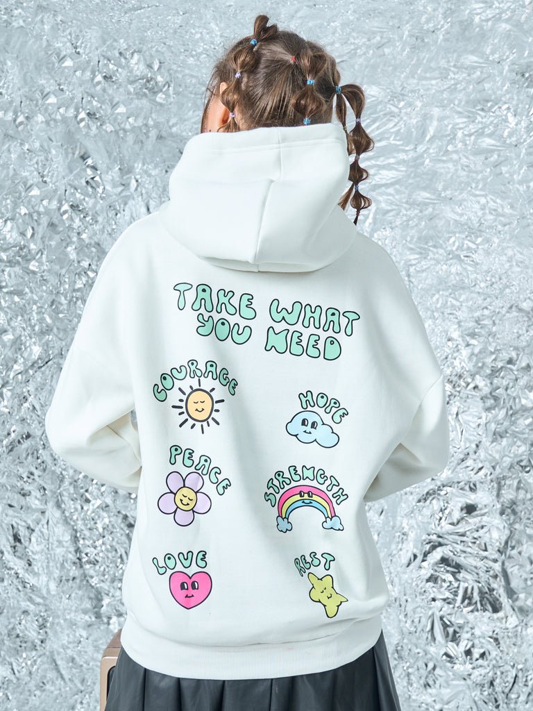 Take What You Need Oversized Hoodie - Marca Deals - Design Kaf