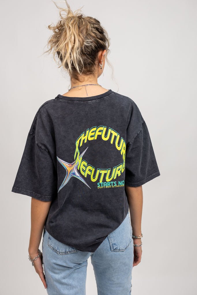 The Future Acid Washed T - Shirt - Marca Deals - Design Kaf