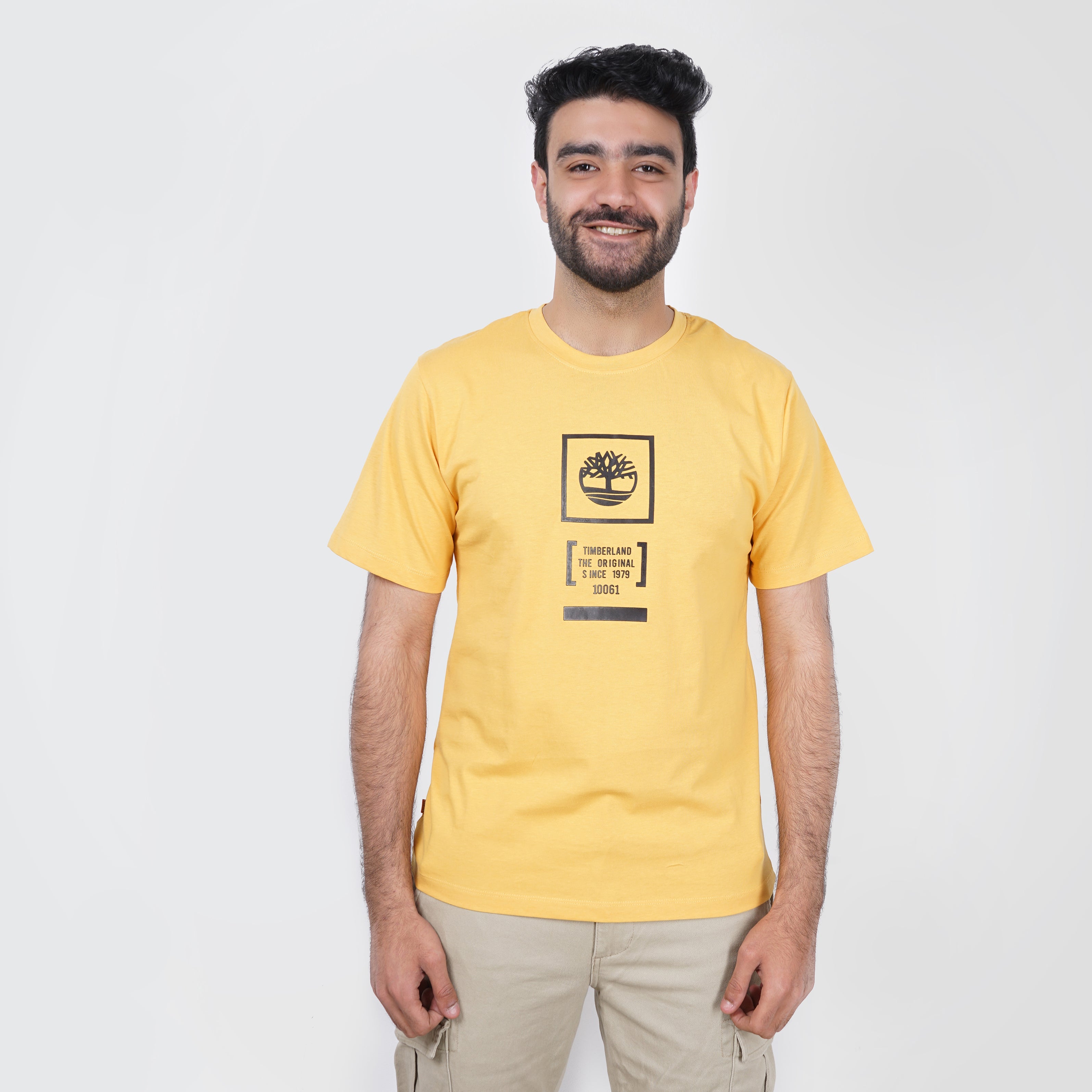 Timberland Printed Yellow T-Shirt - Marca Deals - Timberland