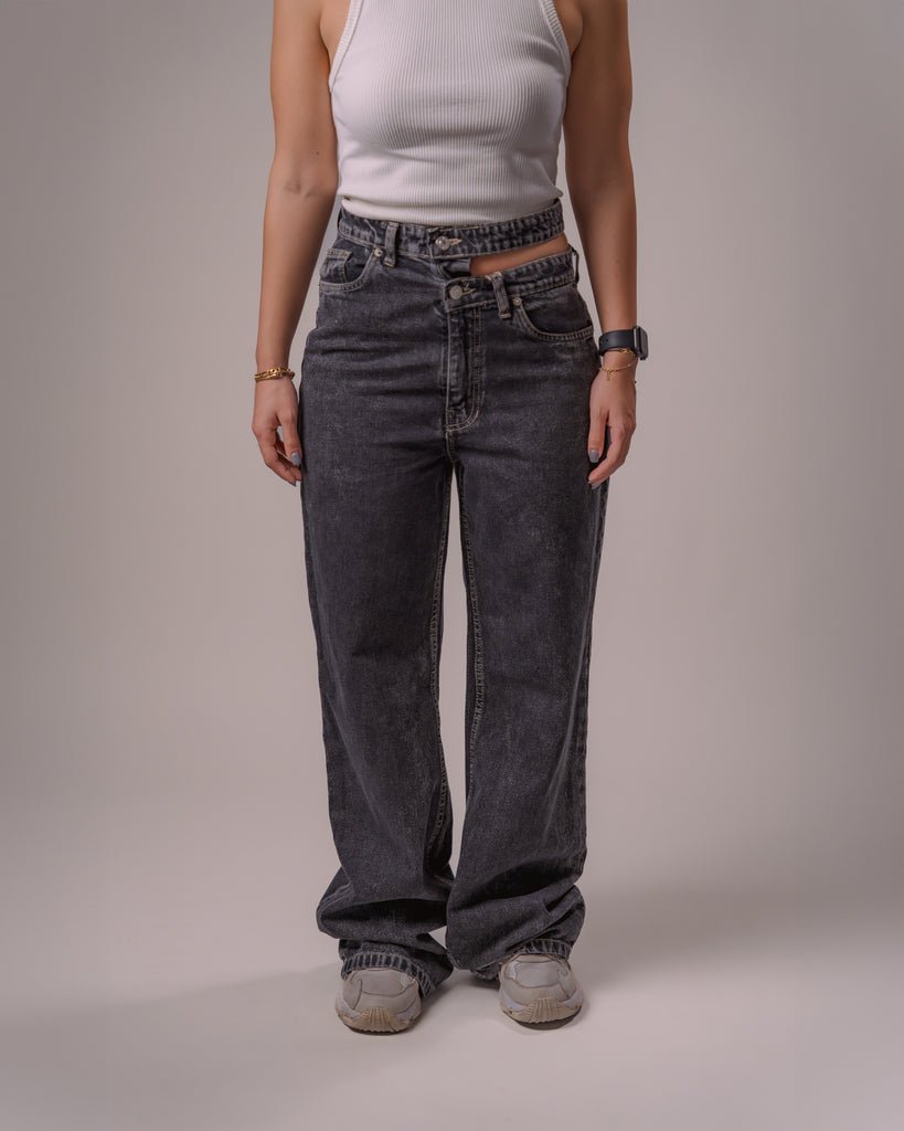 Tokyo Denim - One Side Double Waisted Jeans - Marca Deals - Design Kaf