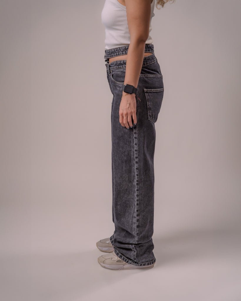 Tokyo Denim - One Side Double Waisted Jeans - Marca Deals - Design Kaf