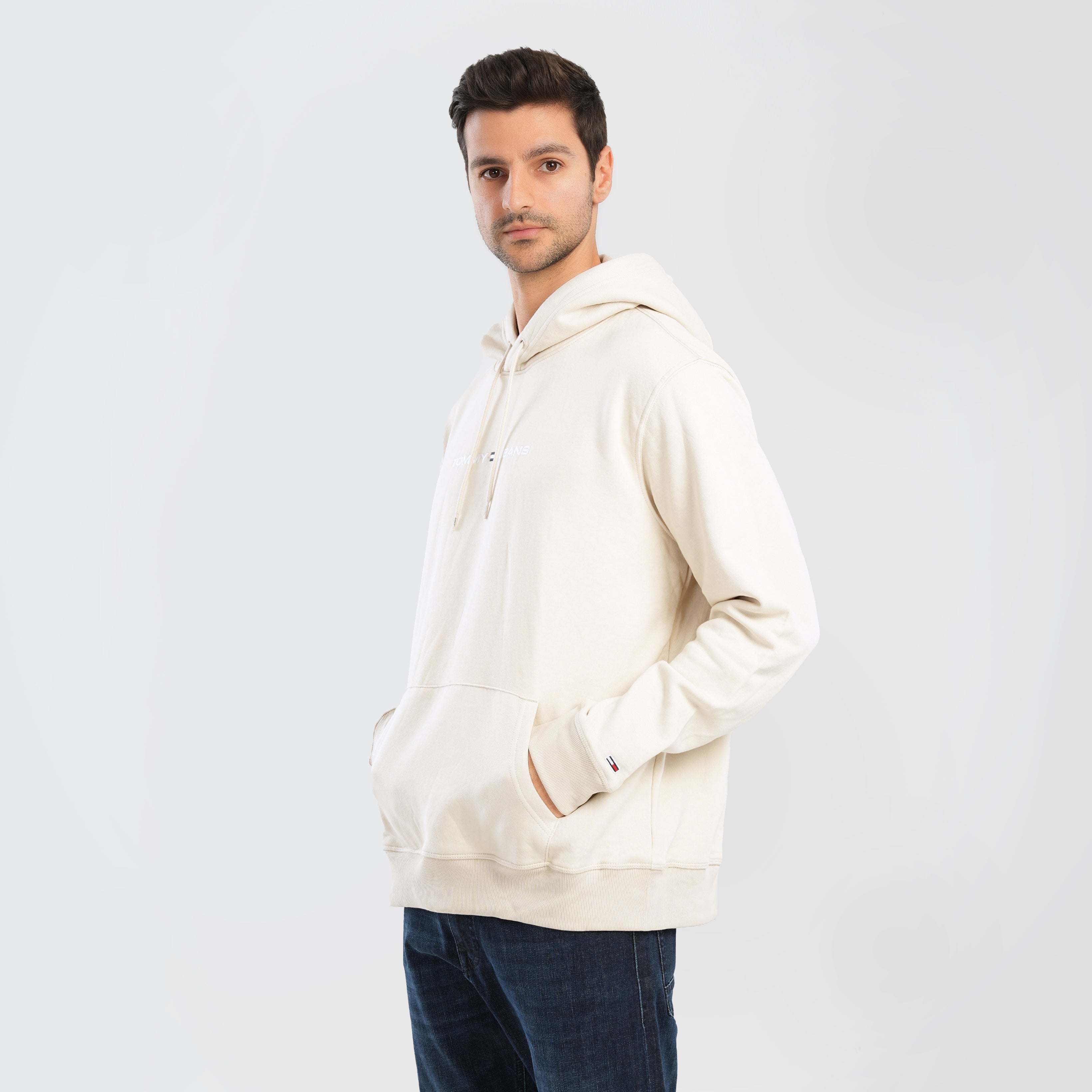 Tommy Hilfiger Logo Stitched Hoodie - Marca Deals - Tommy Hilfiger