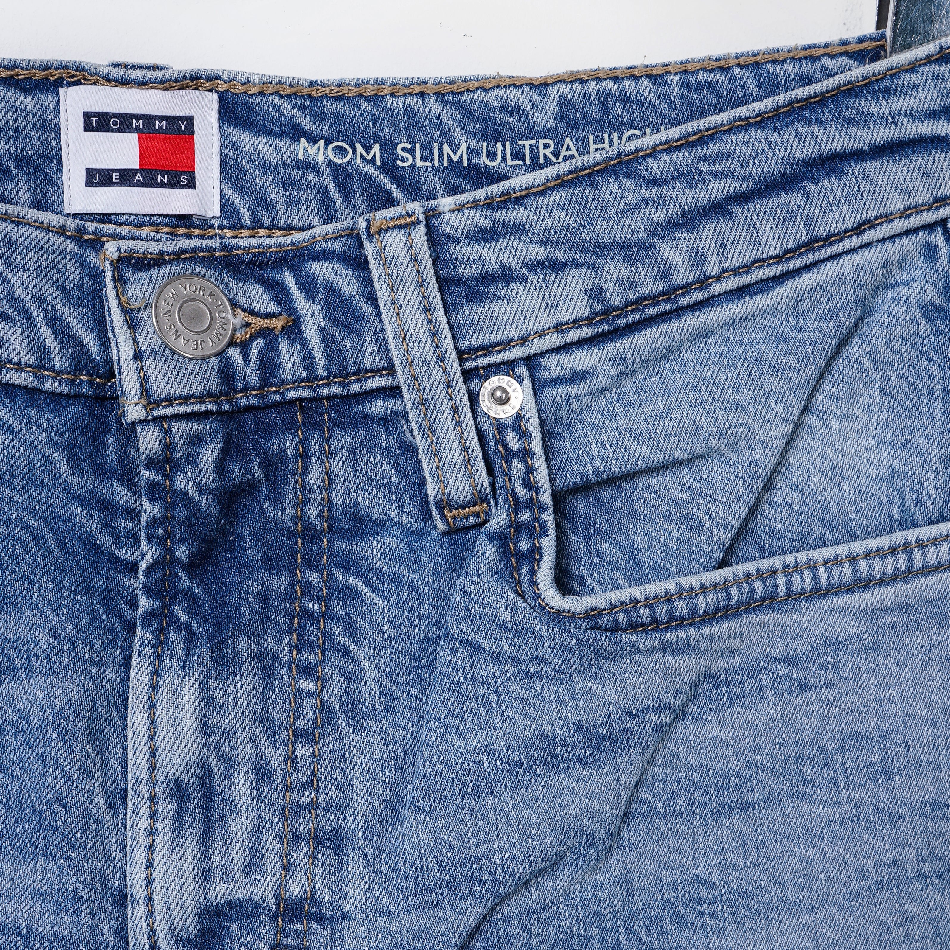 Tommy Hilfiger Mom Slim Ultra High Light Jeans - Marca Deals - Tommy Hilfiger