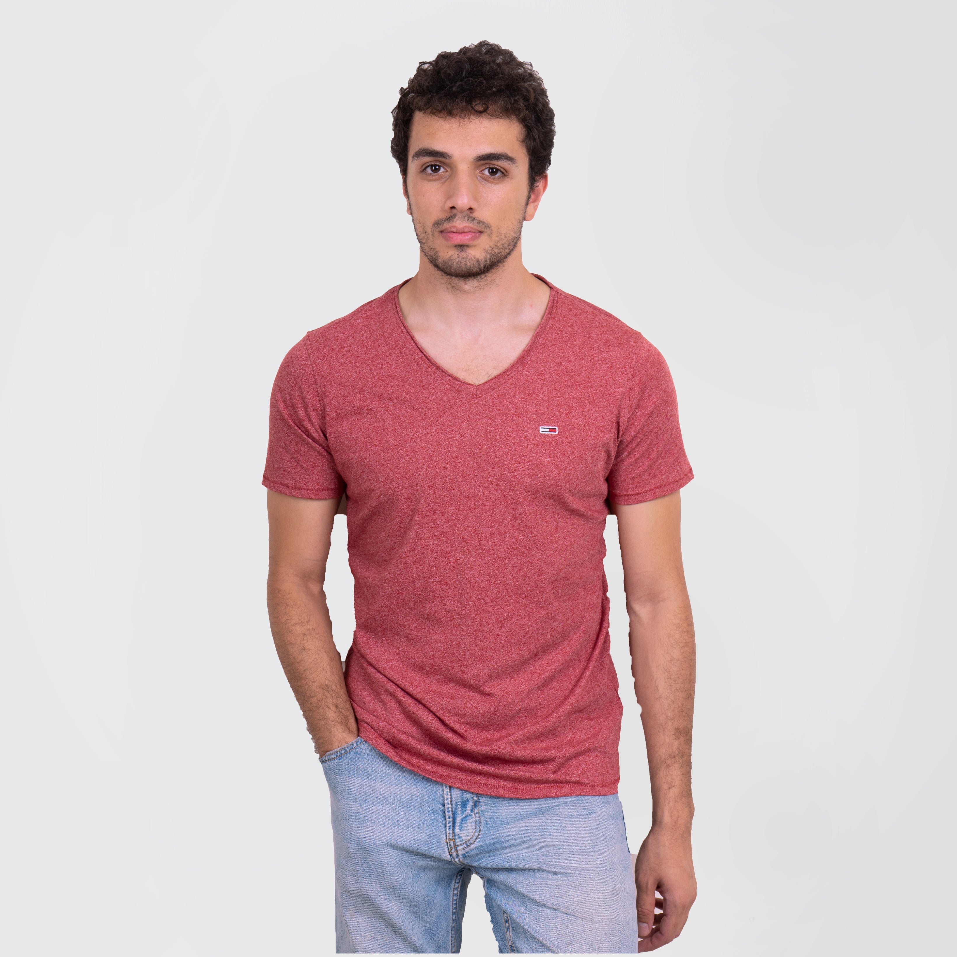 Tommy Hilfiger V Neck Basic Tee - Marca Deals - Tommy Hilfiger