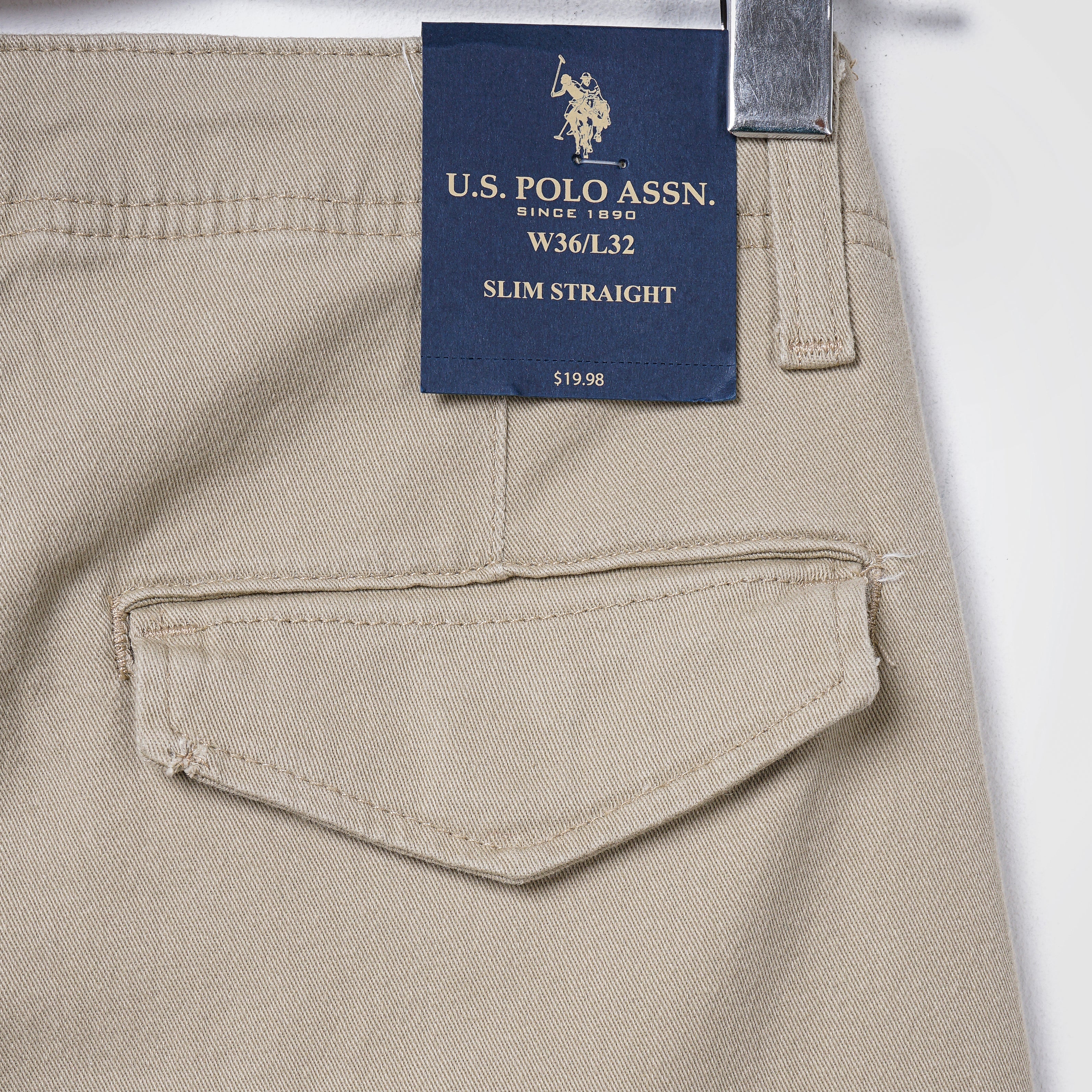 U.S.POLO ASSN. SLIM STRAIGHT CARGO PANTS - Marca Deals - U.S. POLO