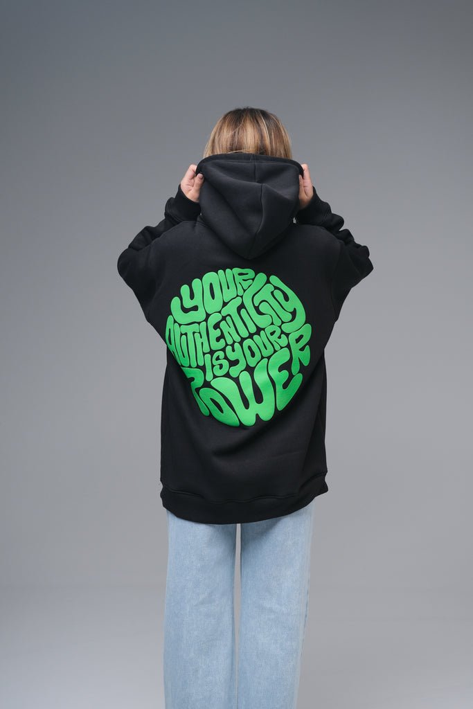 Your Authenticity Is Your Power Oversized Hoodie (Limited Edition) - Marca Deals - Design Kaf