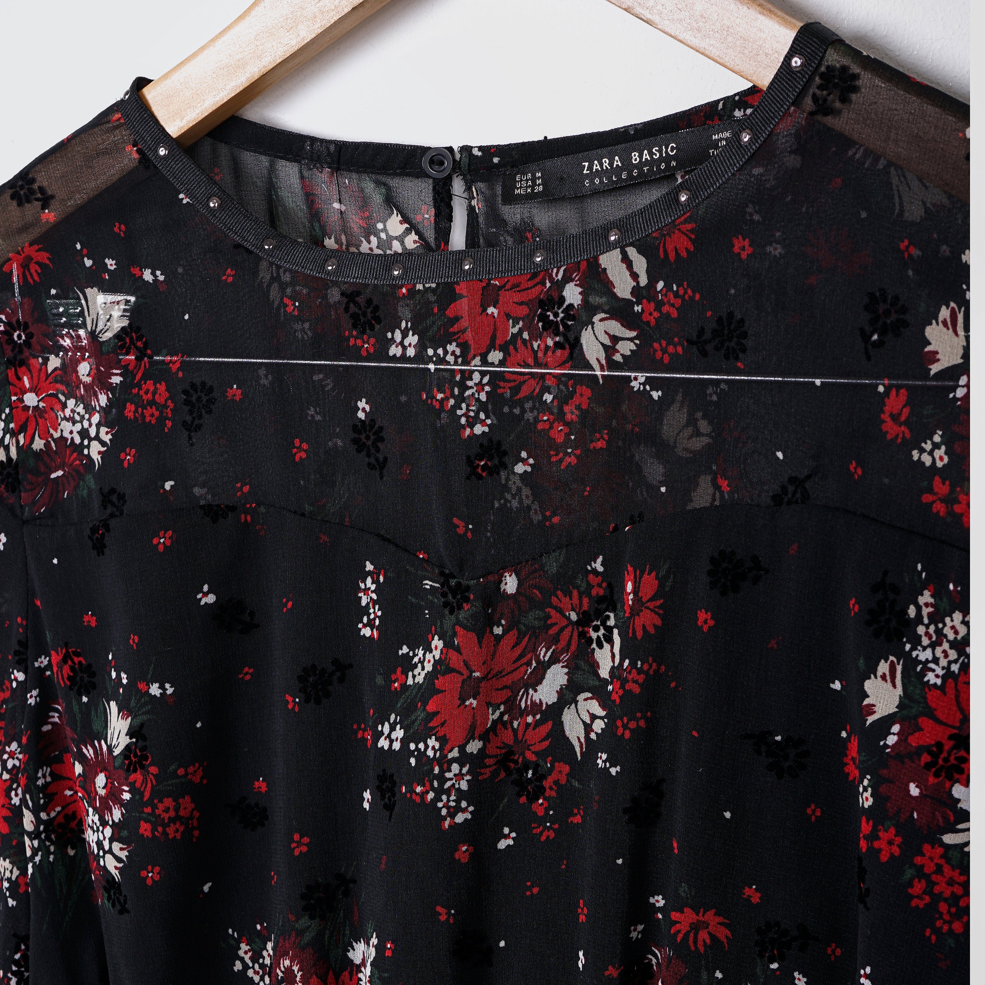 Zara Floral Mini Dress - Marca Deals - Zara