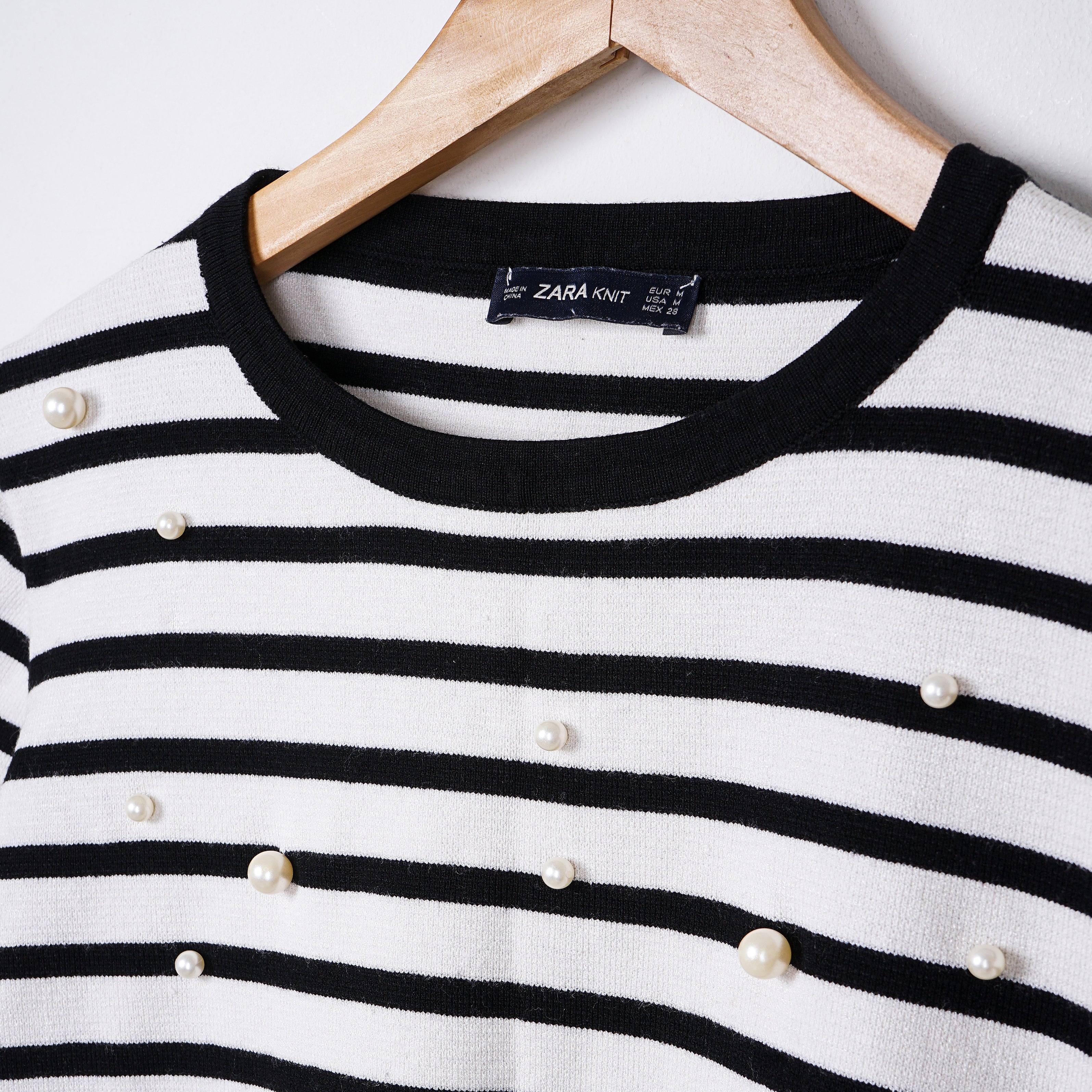 Zara Knit Top Short Sleeves - Marca Deals - Zara