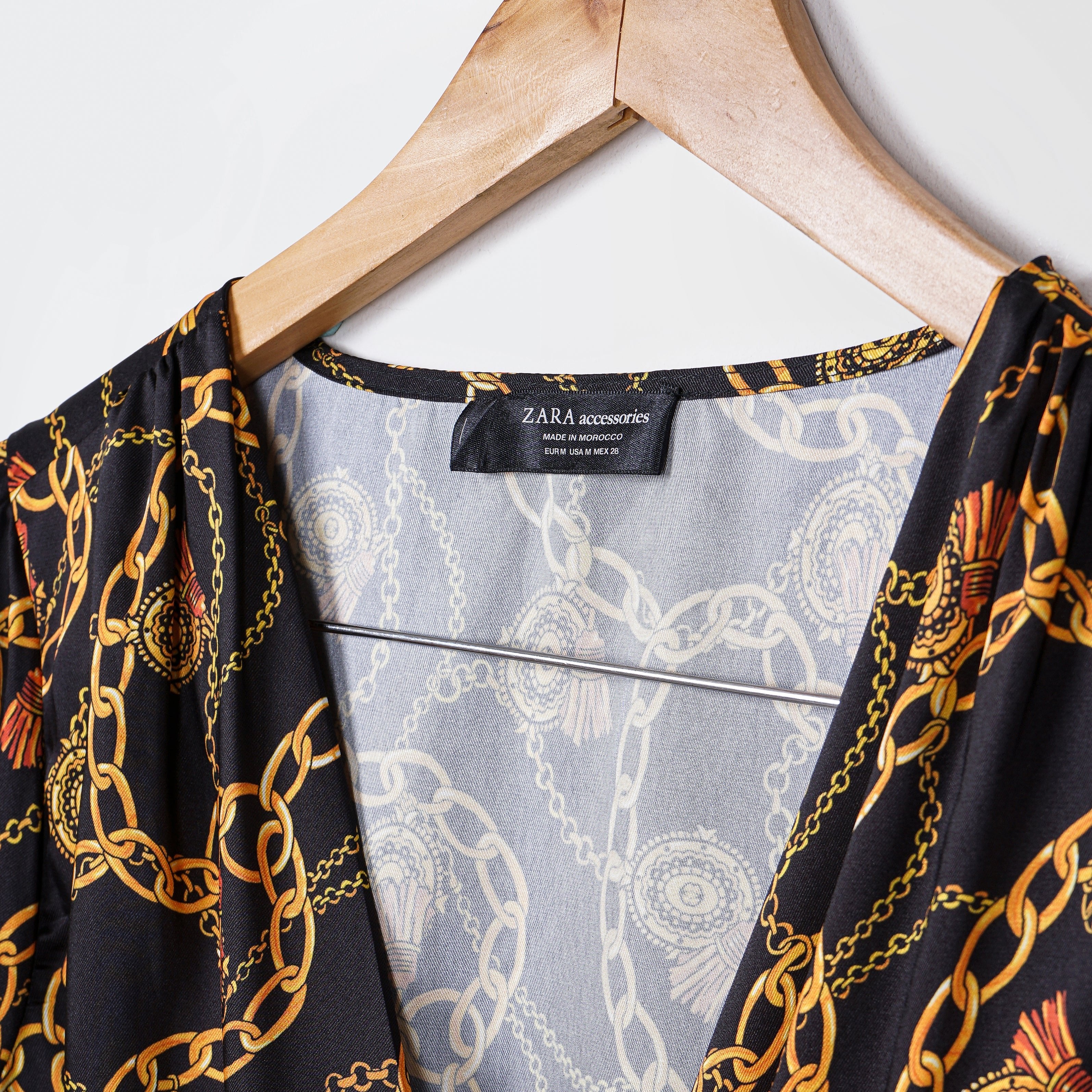 Zara Long Sleeves Printed Body Suit - Marca Deals - Zara